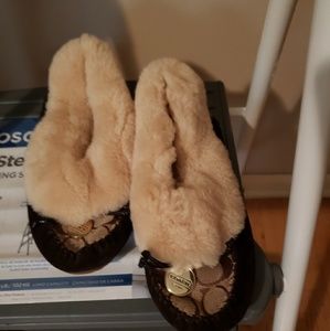 Coach slippers